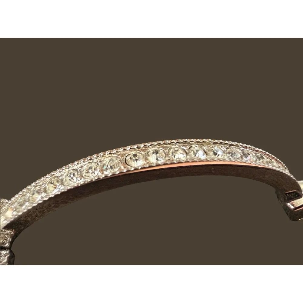 Vintage CAROLEE Swiss Quartz Rhinestone Pave Bracelet Watch